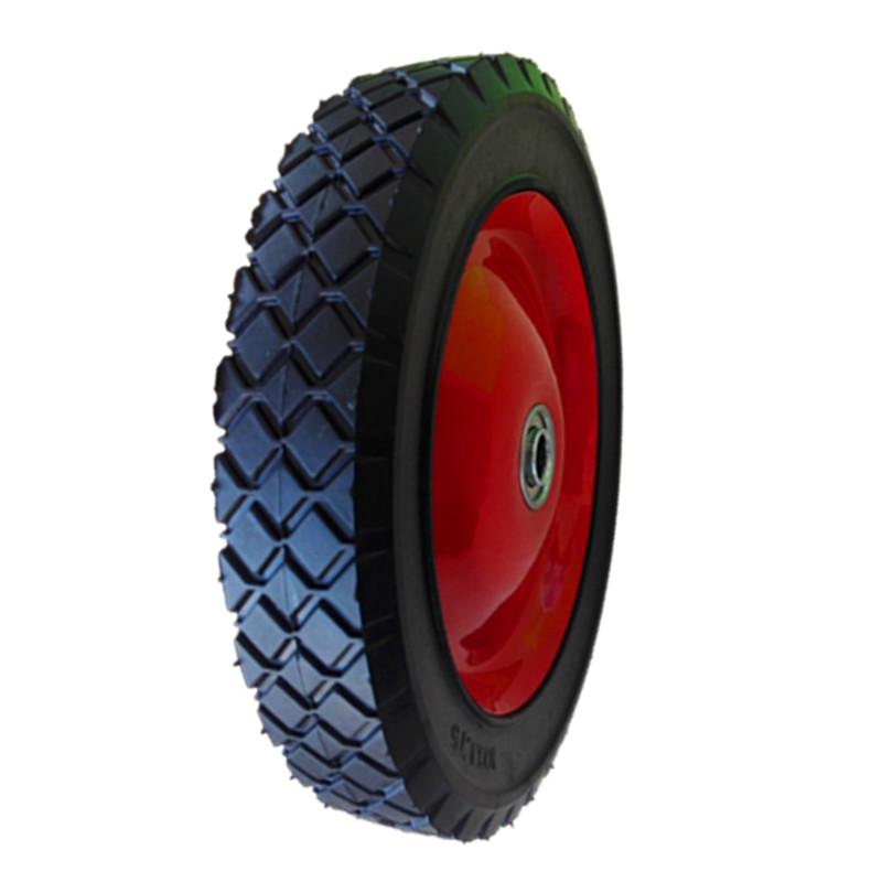 Semi-pneumatic wheels