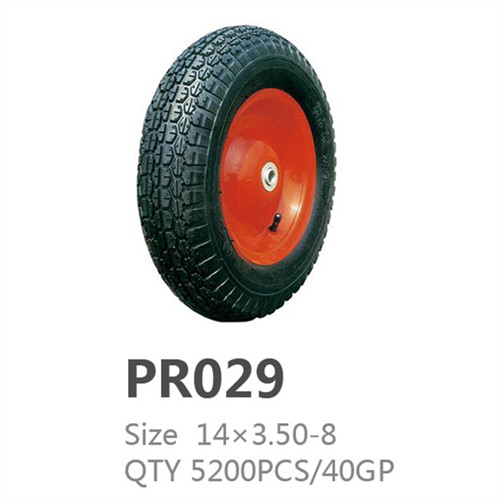Pneumatic wheel 14*3.50-8